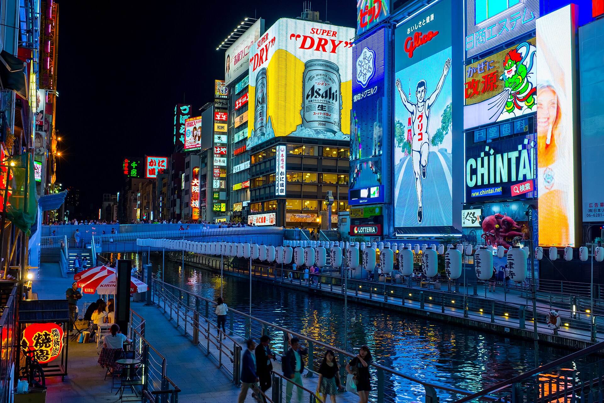 大阪道頓堀夜景